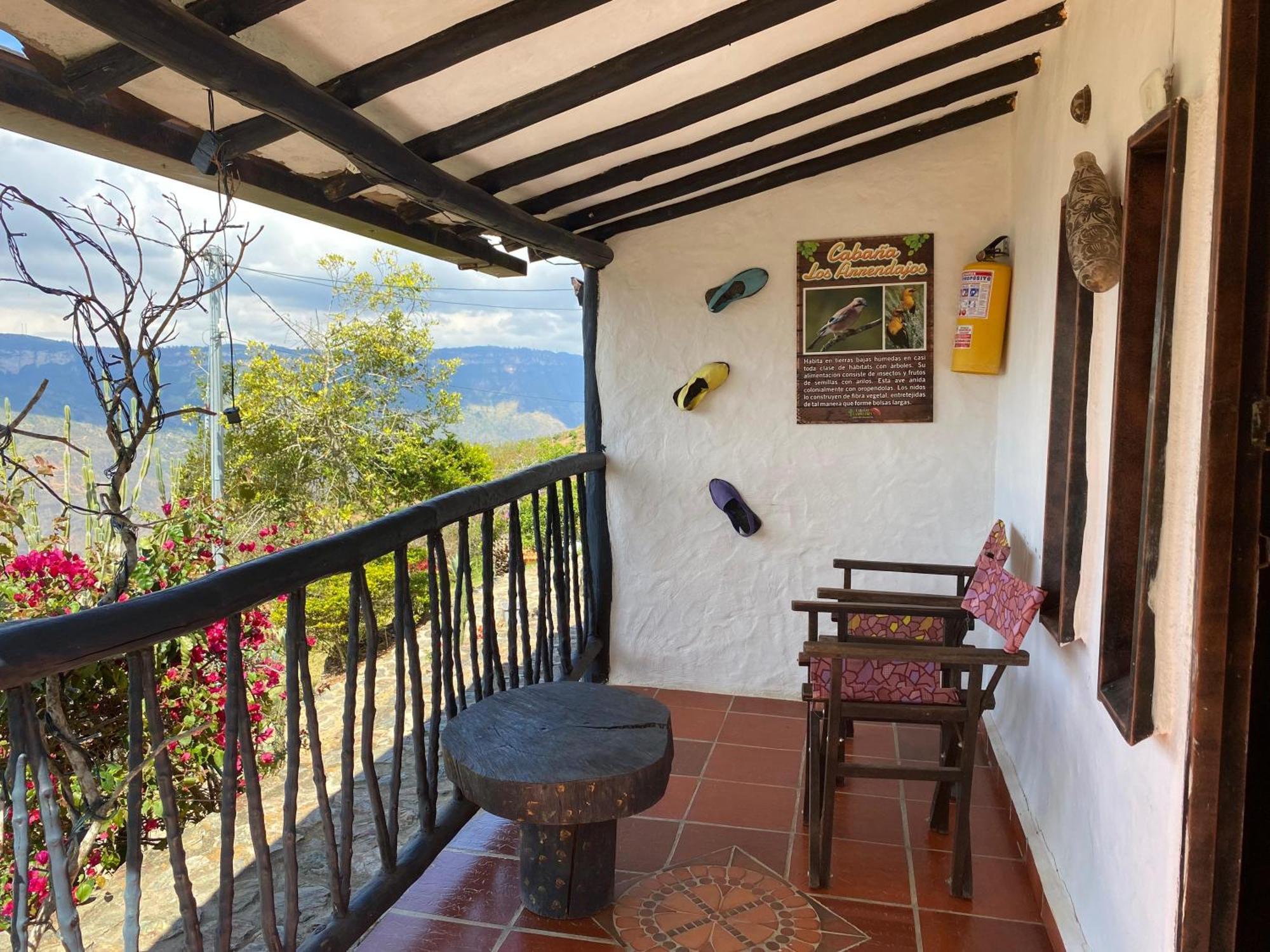 Cabanas Canon Del Chicamocha Aratoca 외부 사진