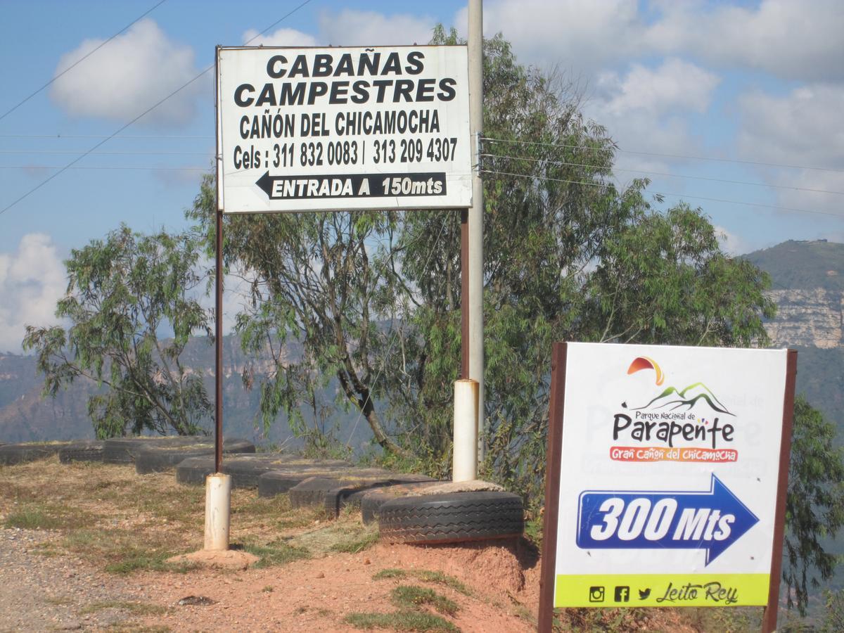 Cabanas Canon Del Chicamocha Aratoca 외부 사진